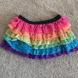 Neon rainbow skirt